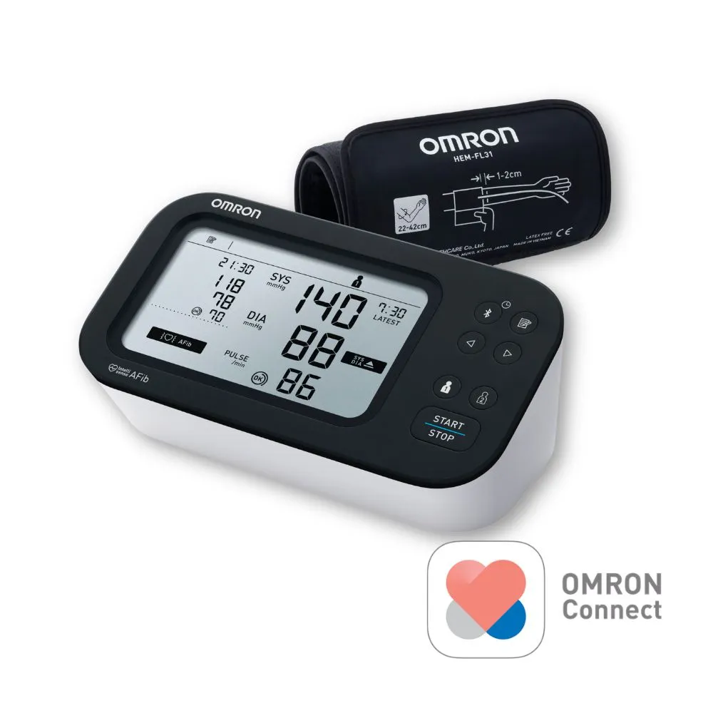Omron M7 Intelli IT AFib Tlakomer + adaptér
