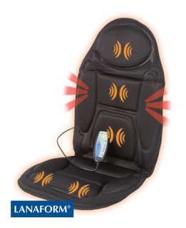 Lanaform Back Massager masážna podložka na chrbát, oblasť sedacieho svalstva