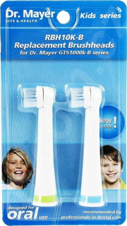 Dr. Mayer RBH10K-B  Náhradná čistiaca hlava pre detskú kefku GTS1000K 2ks